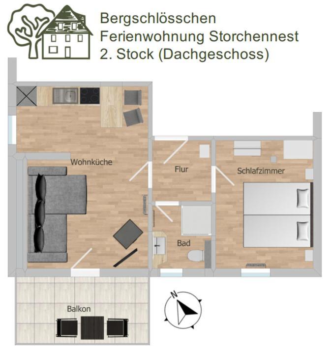 Bergschloesschen Edersee Waldeck  Exterior photo